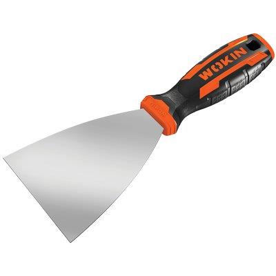 SPATOLA STUCCATORI  INOX MANICO SINTETICO MM 80